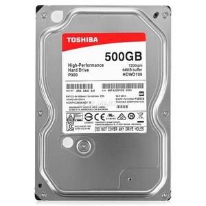 Жесткий диск HDD 500ГБ, Toshiba P300, HDWD105UZSVA